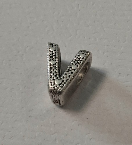 Charm pendente lettera - pendente, v