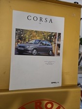 Opel Corsa Gsi Depliant Ufficiale Originale D'epoca 1993