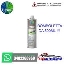 Tunap 989 Trattamento Pulizia Iniettori Auto  Additivo Diesel Gasolio 500 ml