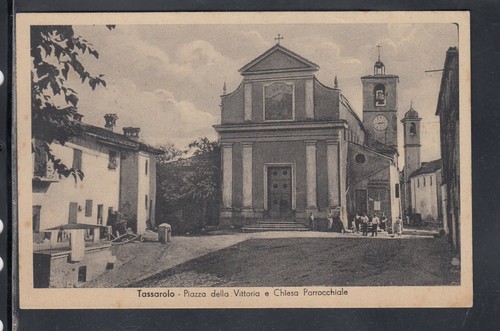 Cartolina tassarolo piazza - cartolina,