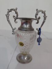 vaso caraffa in cristallo e
