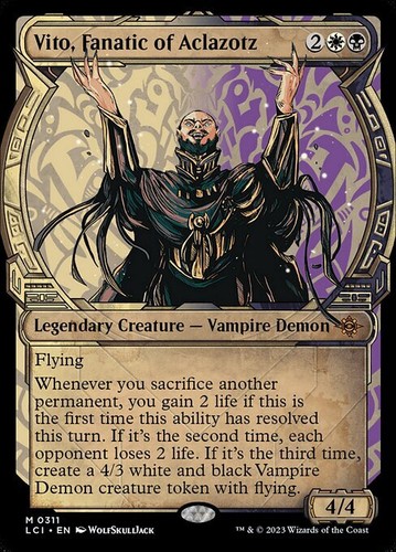 Mtg vito fanatic aclazotz - mtg,
