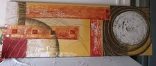 Quadro Etnico moderno   Su Tela  180x65cm  Raffigurante Sole Leggi Descrizione 