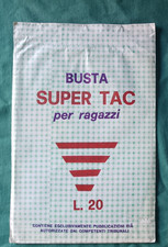 BUSTA A SORPRESA CHIUSA CON FUMETTI ANNI 60/70 - SUPER TAC
