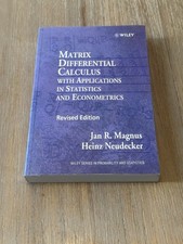 Matrix Differential Calculus
