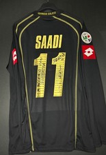 Maglia Udinese Saadi Gheddafi match worn issued Home vintage Libya XL signed