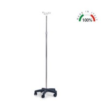 Asta flebo acciaio inox - flebo,
