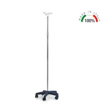 Asta Flebo In Acciaio Inox Con