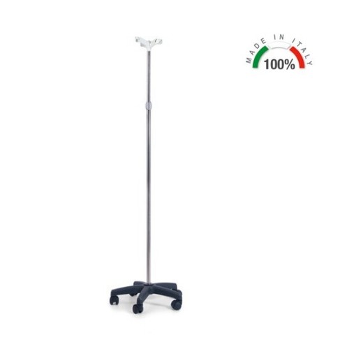 Asta flebo acciaio inox con - inox,