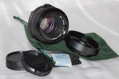 Objectif 50mm minolta - 50mm, f1,7