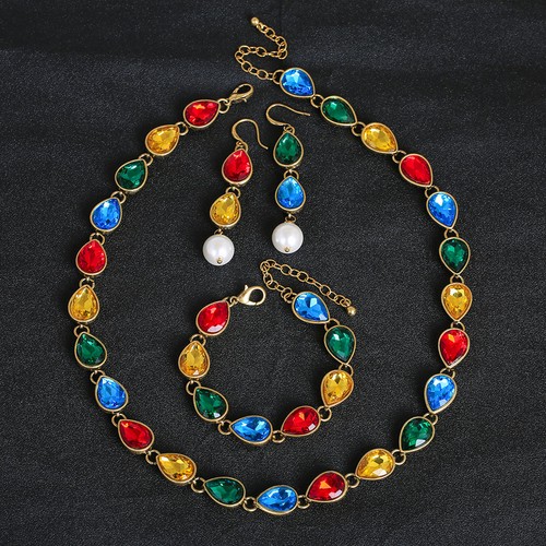 Set gioielli cristallo - set,