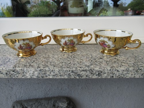 Tasses doré couple - 3,