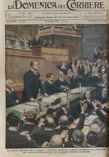 MUSSOLINI DUCE PATTO COLLABORAZIONE POTENZE OCCIDENTAL DOMENICA CORRIERE 1933 25