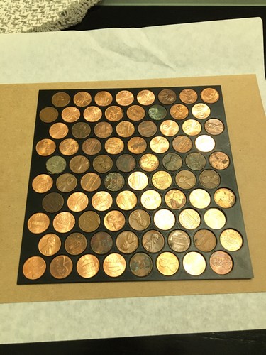 Penny tile template jig - template,
