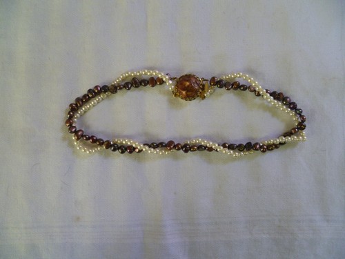 Collana girocollo perle - in,