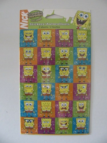 Adesivi stickety doo sponge - adesivi,