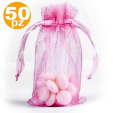 SACCHETTI ROSA ORGANZA