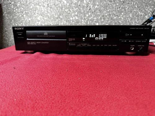 Sony cdp 297 lettore nero - cdp-297,