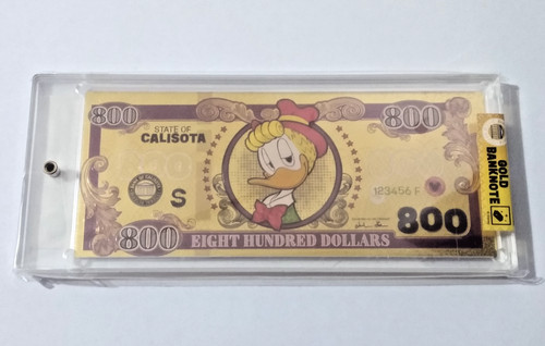 Panini gold banknotes gastone - gold,