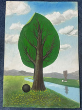 René Magritte drawing and