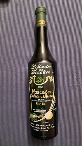 Bottiglia muscadet sevrè - bottiglia,