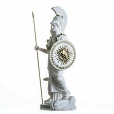 Statua atena con gufo medusa - statua,