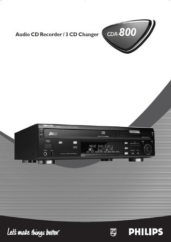 Philips cdr 800 - lettore, cd