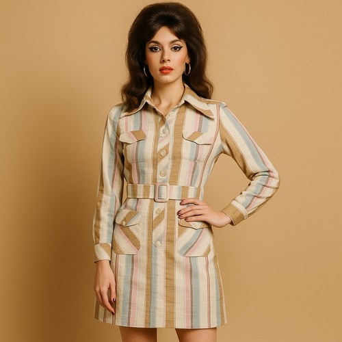 Abito camicia vintage anni - , 70