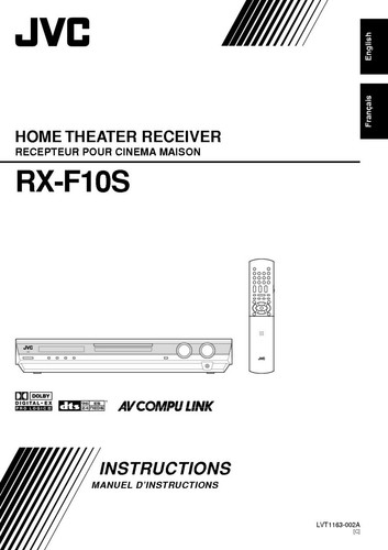 Jvc f10sc sistema - rx-f10sc, home