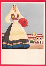 COSTUMI SARDI -  BUSACHESE  - BUSACHI - ILLUSTRATORE BAKISFIGUS