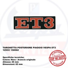 TARGHETTA POSTERIORE PIAGGIO