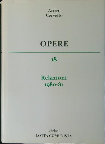 Opere relazioni 1980 81 - opere,