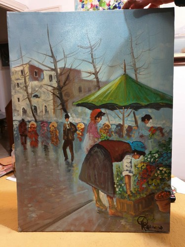 Dipinti olio tela - 4, su