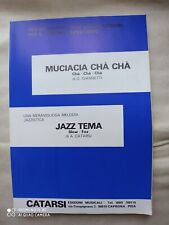 G. GIANNETTI "MUCIACIA CHA' CHA'" - ALDO CATARSI "JAZZ TEMA" - EDIZIONI CATARSI