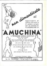 Amuchina.  Pubblicità 1943