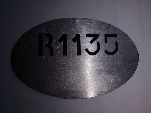 Targhetta tipenschild renault - targhetta,