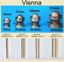 Stoppino per lampada  Vienna 8''' ricambio 1metro Originale d'Epoca