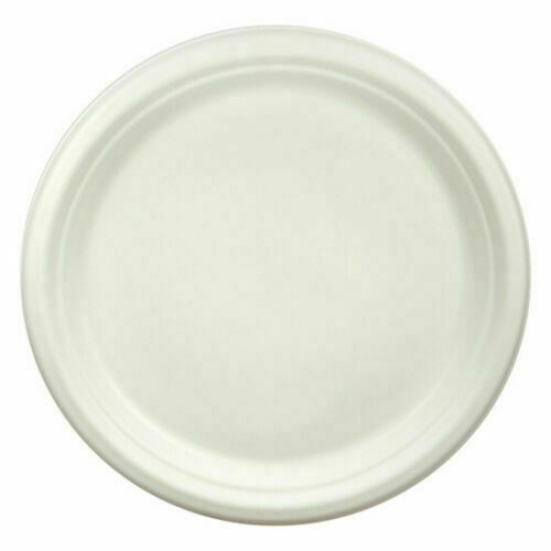 Piatti bagasse bianchi - bagasse, 10"