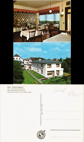 Ansichtskarte büsum hotel - ansichtskarte,