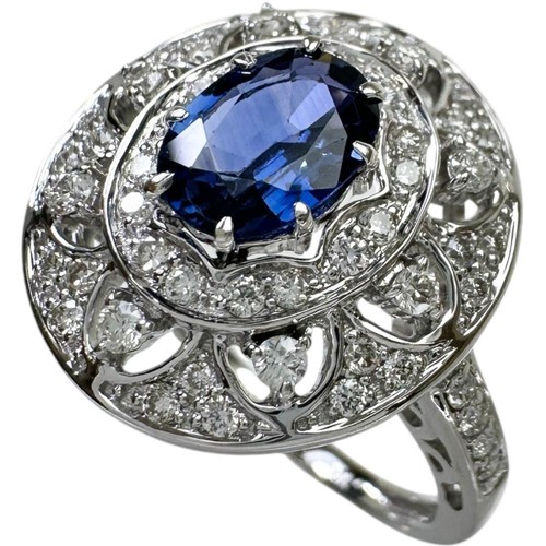 Anello zaffiro 0 76 ct - anello,
