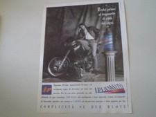 advertising Pubblicità 1992 OLIO IP e MOTO KAWASAKI KLE 500