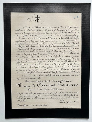 Clermont tonnerre wignacourt - tonnerre,