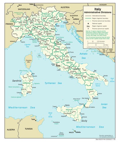 Italia politica amministrativa - italia,