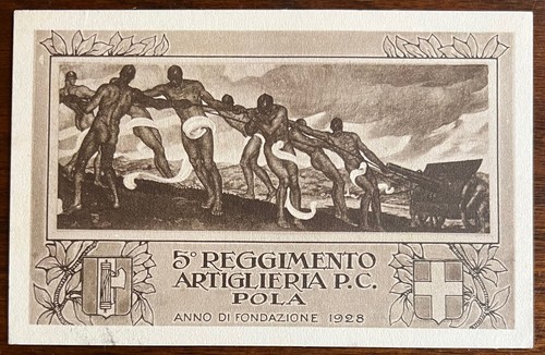 Cartolina militare - militare, "5°