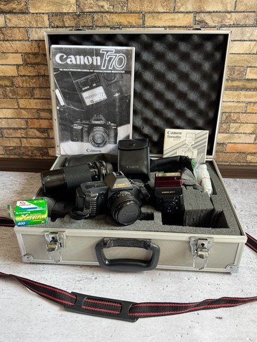 Set fotocamera canon t70 - fotocamera,