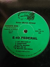 E-40 Federal Vinyl Record