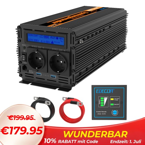 Edecoa inverter 2000w - edecoa,