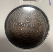 ITALIA REGNO 2 CENTESIMI 1907
