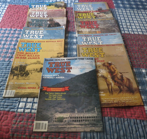 Vintage true west - west, magazines
