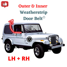 SET Jeep CJ7 CJ8 Esterno Interno Guarnizione Guarnizione Porta Finestra...